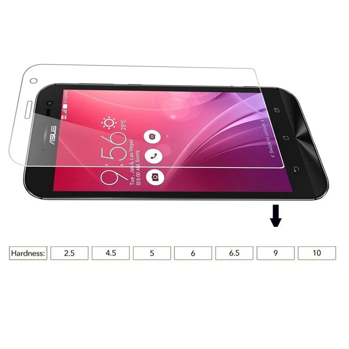 Закаленное стекло для Asus Zenfone Go ZB500KL zb500кг 5 0 дюймов zb452кг ZC500TG ZC451TG GO TV ZB551KL Защитное