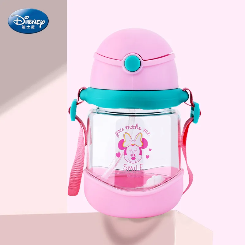 Дисней Творческий Микки Минни дети бутылка для воды с соломинкой|Бутылки воды| |