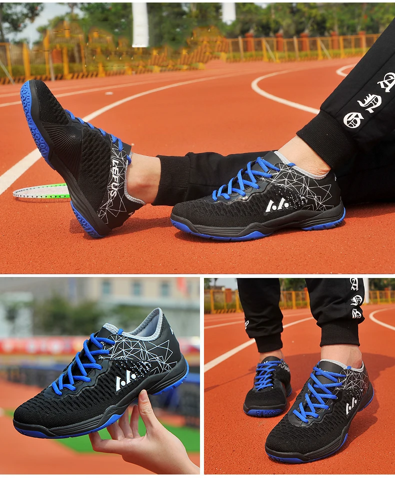 Badminton Shoes Breathable Mesh Sneakers New Men Women Badminton Training Shoes Outdoor Sports Badminton Shoes