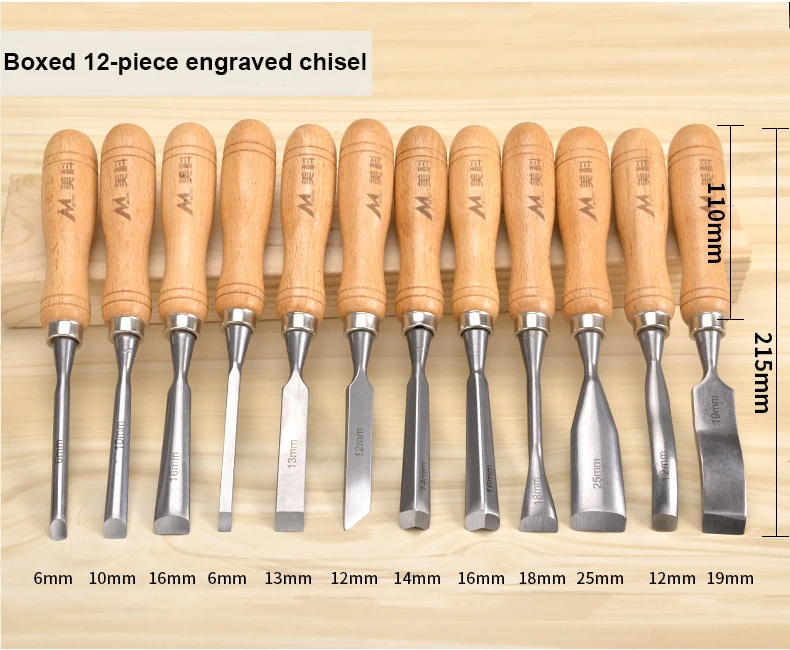 Professional Carving Chisel Wood Carving Hand Chisel Set Woodworking Professional Lathe Gouges Tools DIY Artcrafts Hand toos set