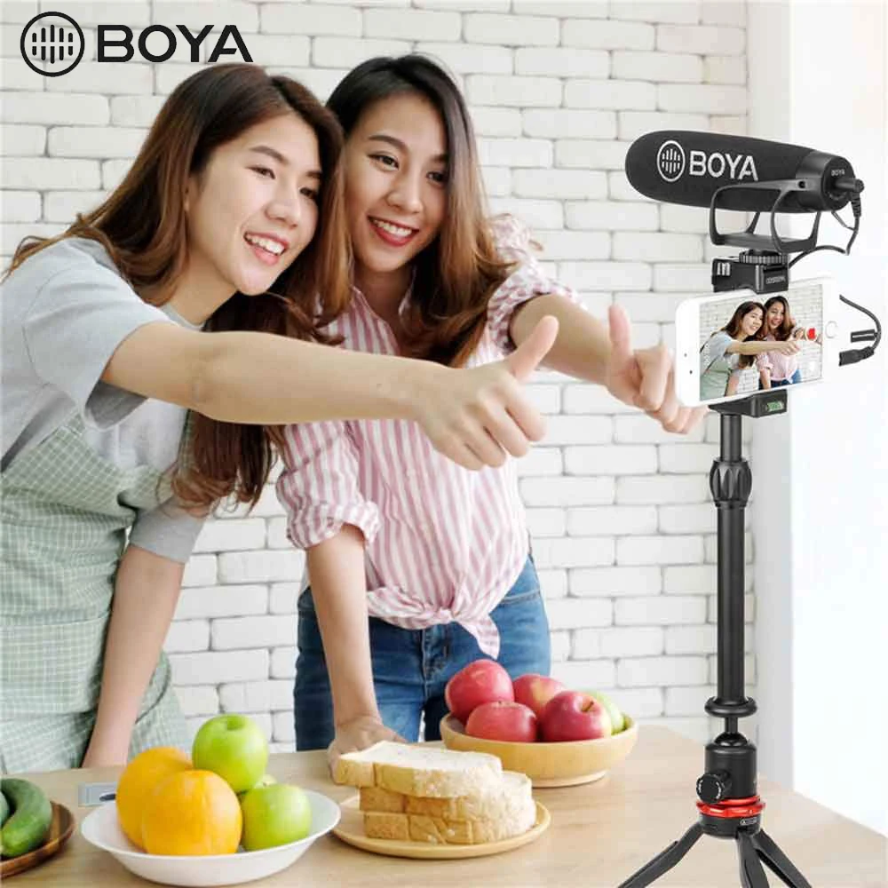 BOYA BY-BM2021 супер кардиоидный дробовик видео микрофон для DSLR камеры Canon Nikon sony Panasonic видеокамеры смартфона