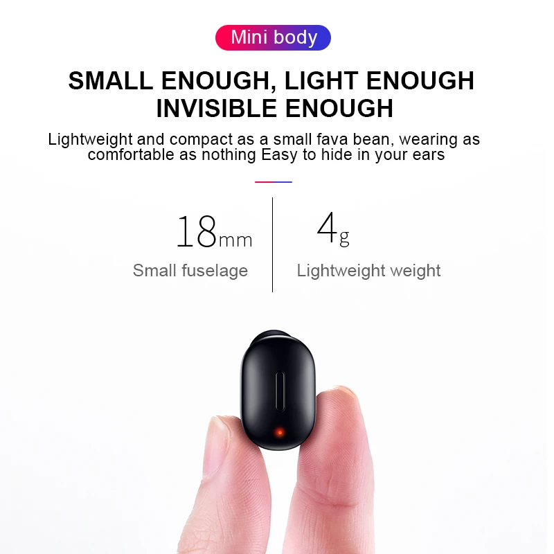 Мини T1 TWS V5.0 Bluetooth наушники 3D настоящие беспроводные стерео с микрофоном