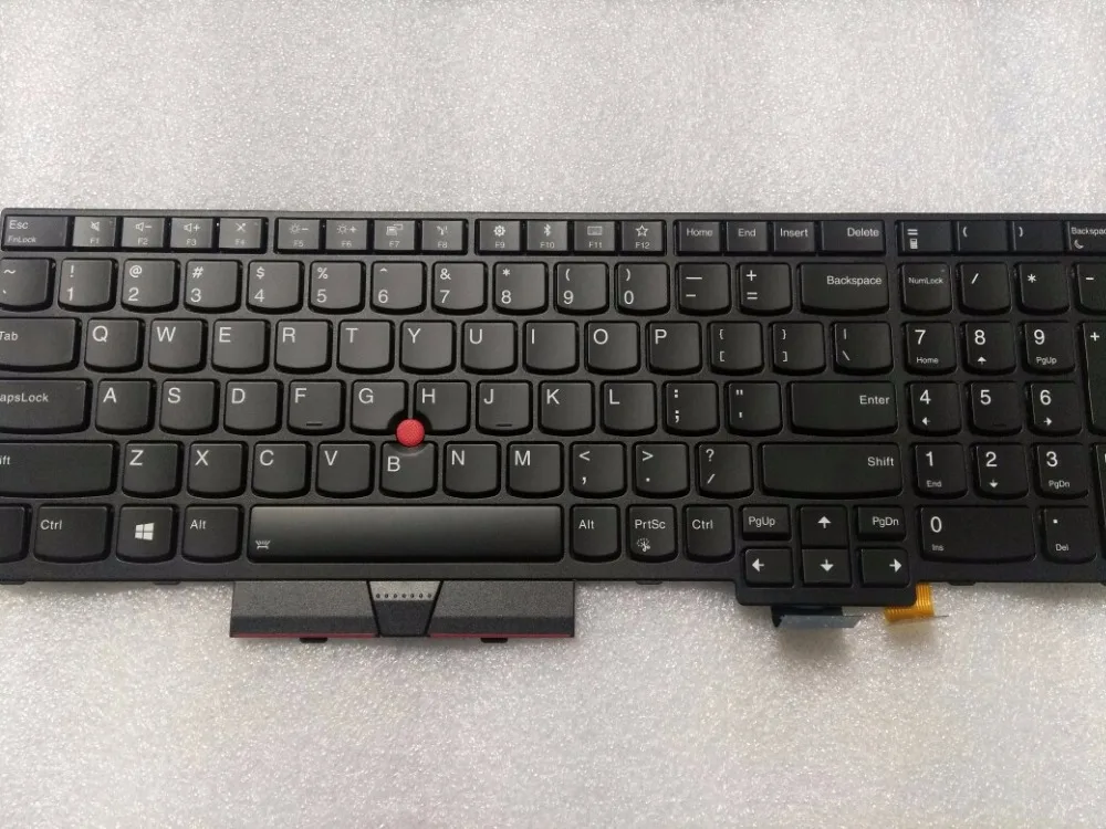 Новая Оригинальная клавиатура с подсветкой для Thinkpad T570 T580 P51S P52S US 01HX219