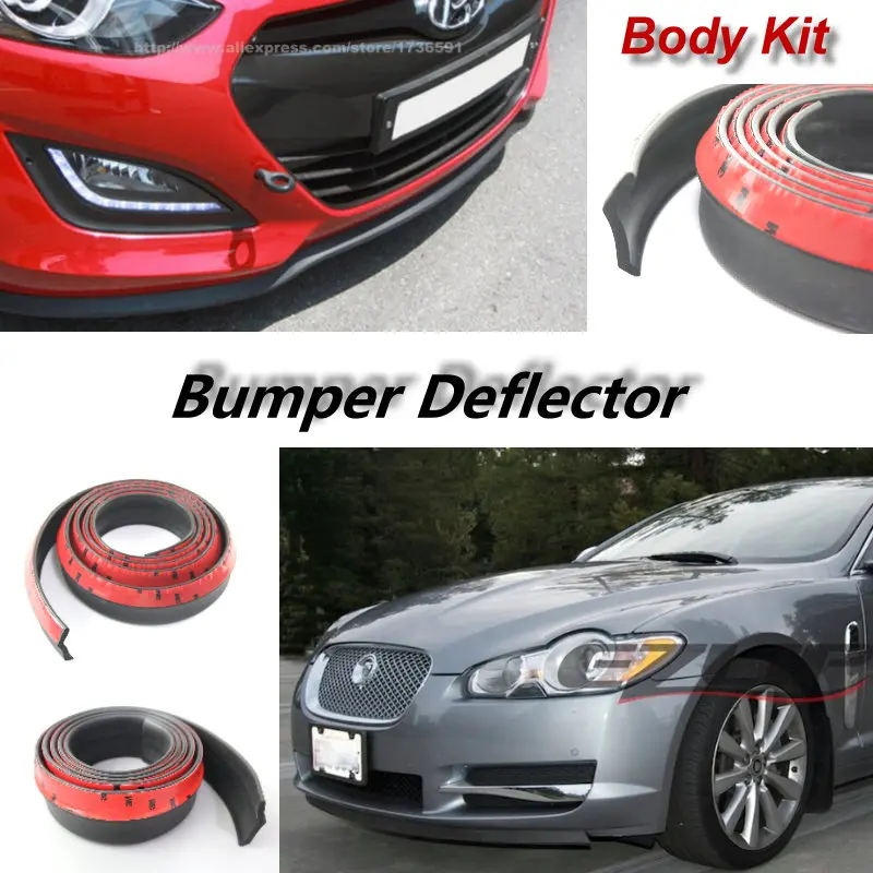 Car Bumper Lips For Jaguar X-Type X Type S-Type S / Spoiler Body Kit Strip Front Tapes Chassis Side Protection | Автомобили и