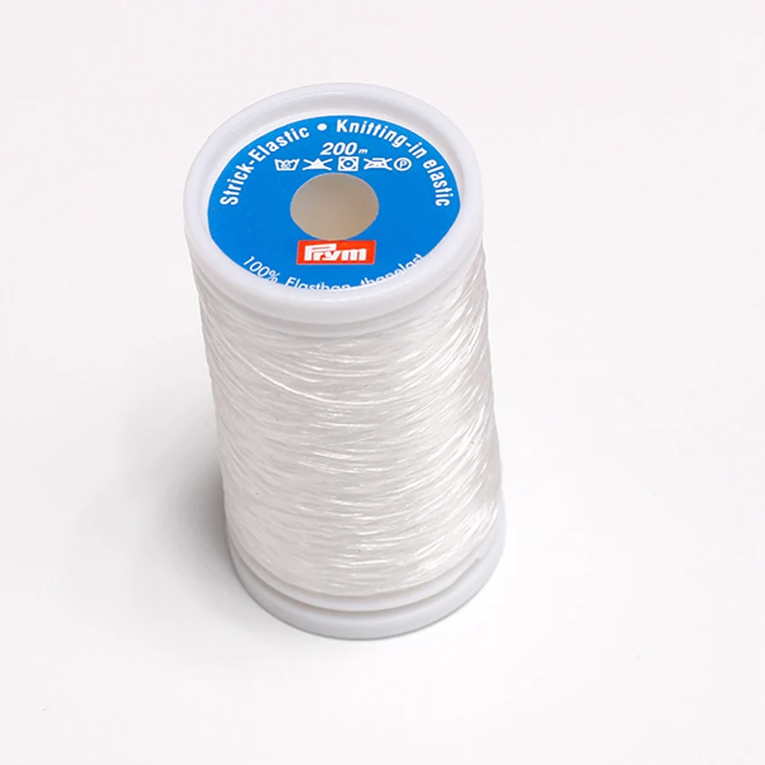 Prym шнур эластичный 200 м прозрачный яркий 977770