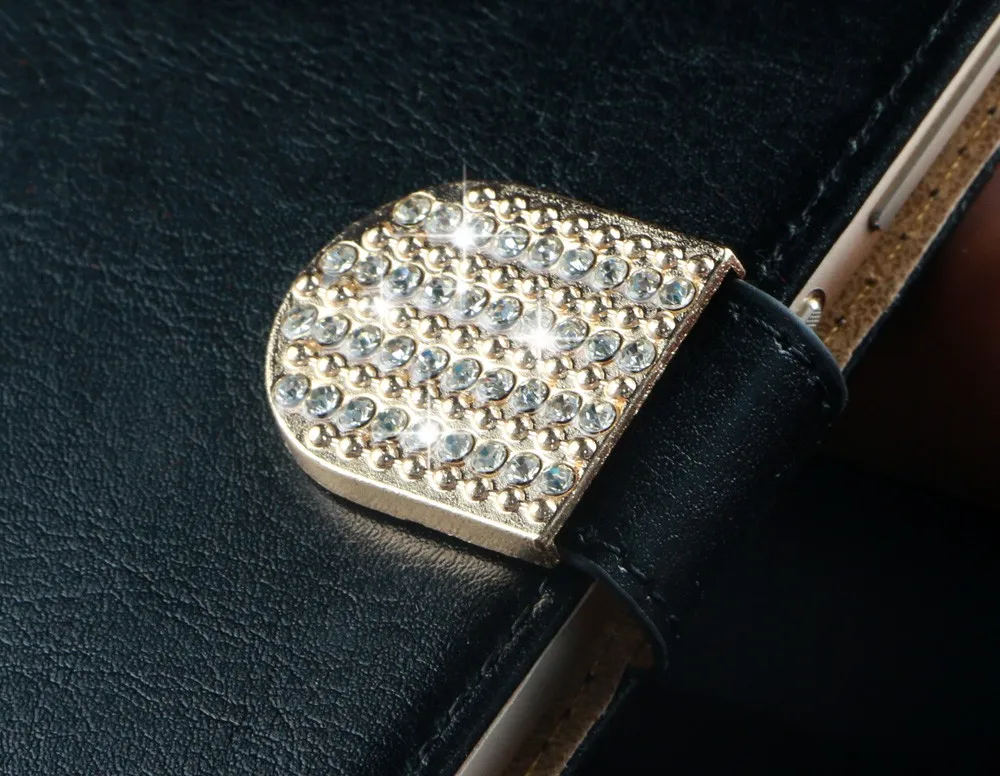 Роскошный чехол-бумажник из искусственной кожи с откидной крышкой эксклюзивный