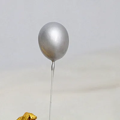 silver Радужный Топпер для торта, облачные флажки для торта, дня рождения, Детские сувениры, декорирование тортов капкейк, топпер для свадебного десертного стола, Декор - Цвет: silver