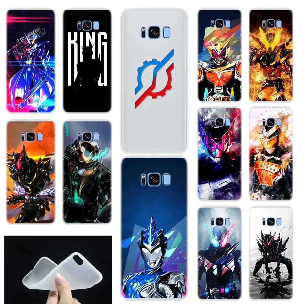 Мягкий чехол Kamen Rider с рисунком рыцаря Дракона Для Samsung Galaxy S7 Edge S8 S9 S10 S11 S20 S21 Plus Lite