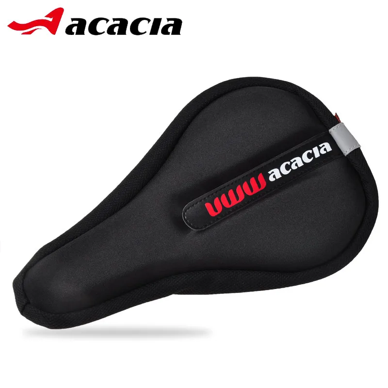 

ACACIA Bicycle Saddle Mat Mountain Bike Seat Cover 3D Comfort Soft Bike Seat Cover Thickening Saddle Memory Form Cycling Sattel