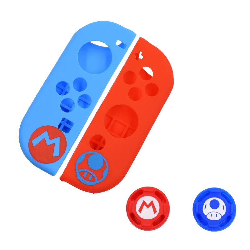 Для игрового контроллера Nintendo Switch Joy-con с рукояткой джойстик кожаным чехлом