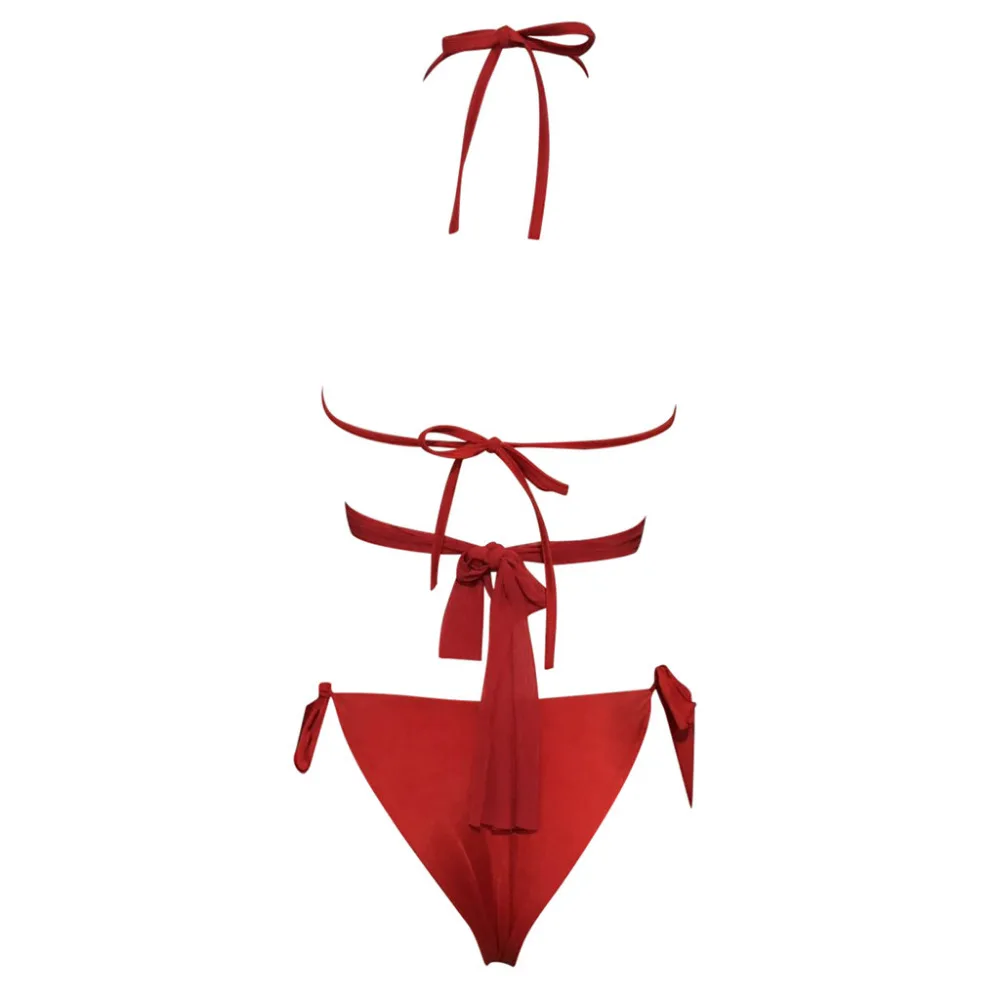 Женский сексуальный бикини 40M30 Алмазный декоративный купальник на бретельках с