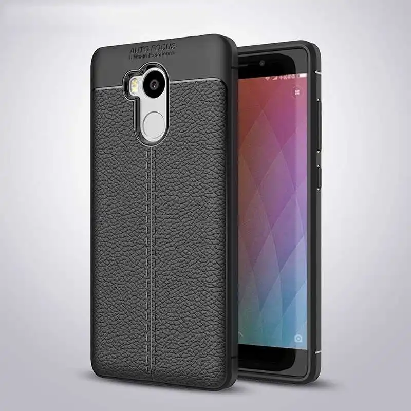 Модный противоударный мягкий чехол Mokoemi с узором Личи 5 0 дюйма для Xiaomi Redmi 4 Pro