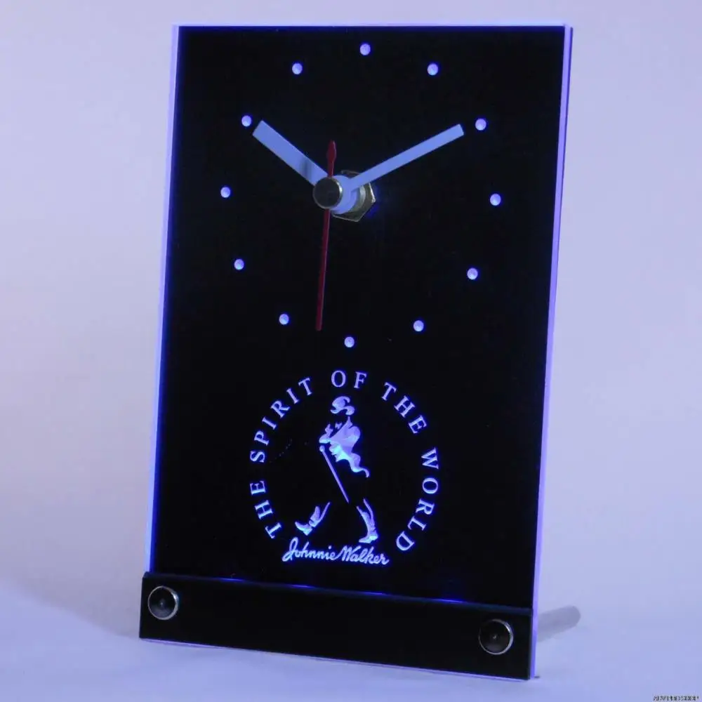 Настольные 3D часы tnc0125 Johnnie Walker|3d led clock|3d clockclock 3d |