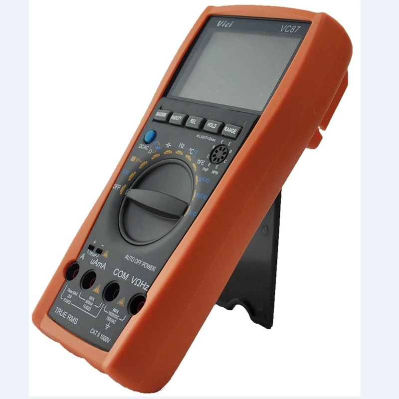 Цифровой автоматический мультиметр RMS VC87 с ЖК-подсветкой DDM мотор-привод частотой