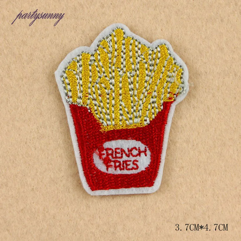 8 шт. Утюг На Продукты Питания Вышивка Патчи Для Одежды Мешок Рубашку Телефон