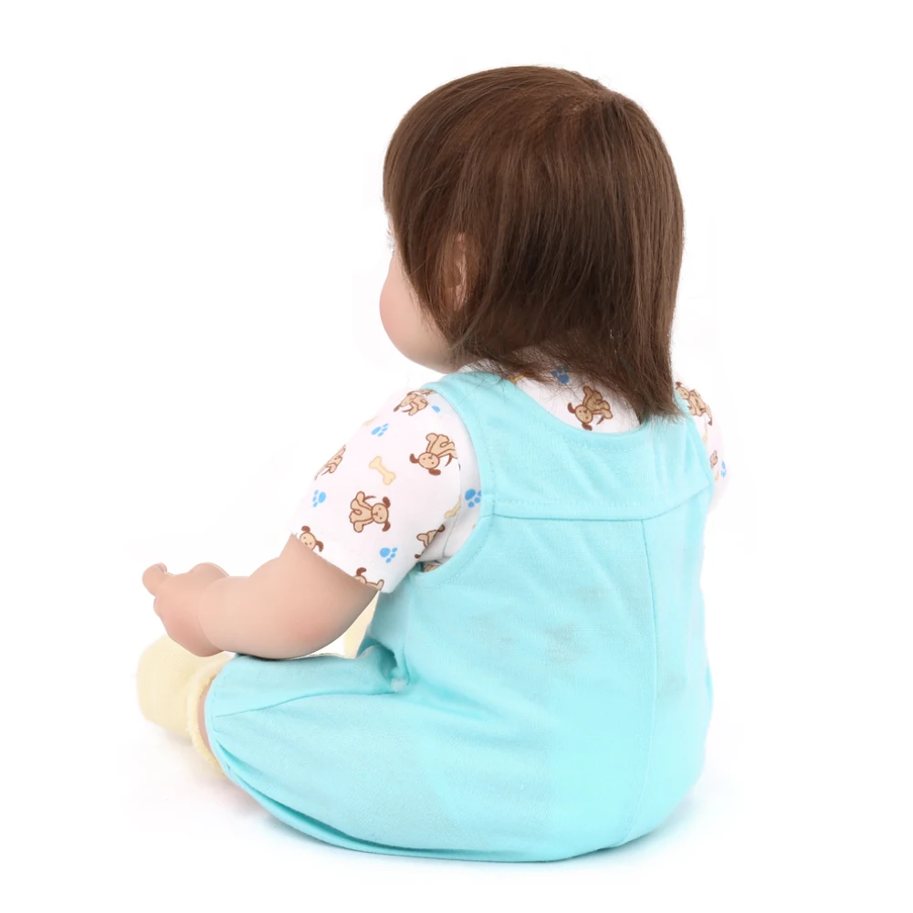 NPKDOLL Очаровательная 50 см кукла-реборн с реалистичным телом из силикона.