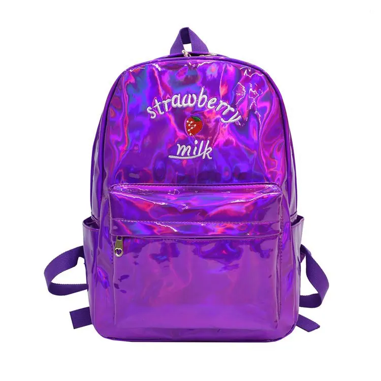 Женский рюкзак на плечо с милой клубничной вышивкой школьные рюкзаки для девушек