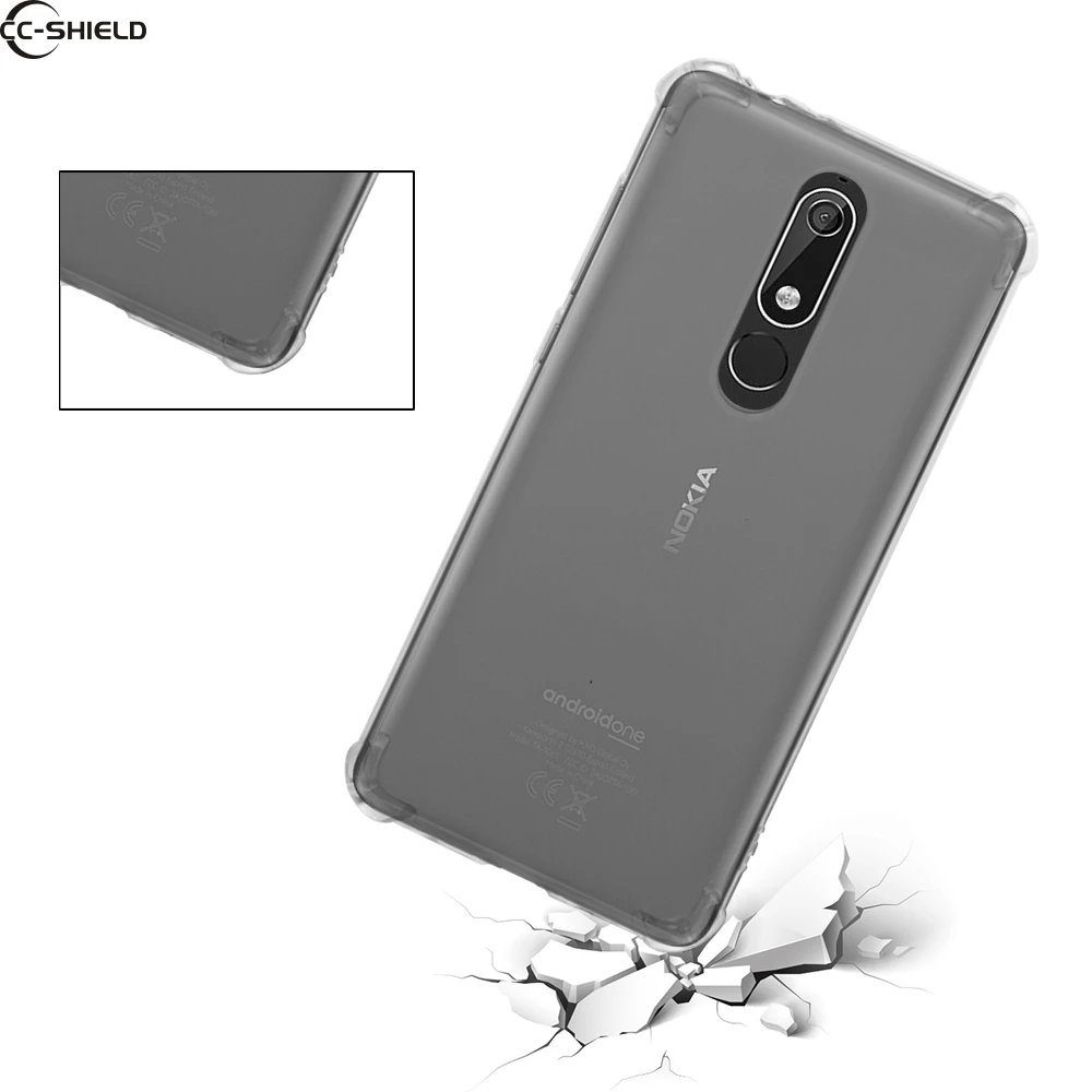 Soft Cover for Nokia 5.1 Plus TA-1112 Ultra thin Clear Transparent TPU Silicone Case X5 TA-1109 TA-1105 TA-1108 |