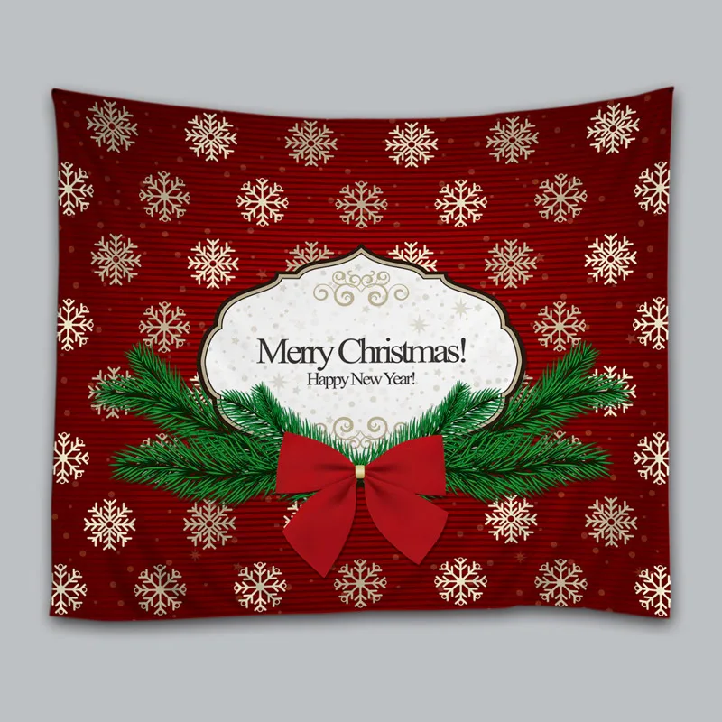 

Christmas tree Christmas 0107 Tapestry Polyester Shooting Shooting Picnic Blanket Cloth Cover Home Decor Bedroom