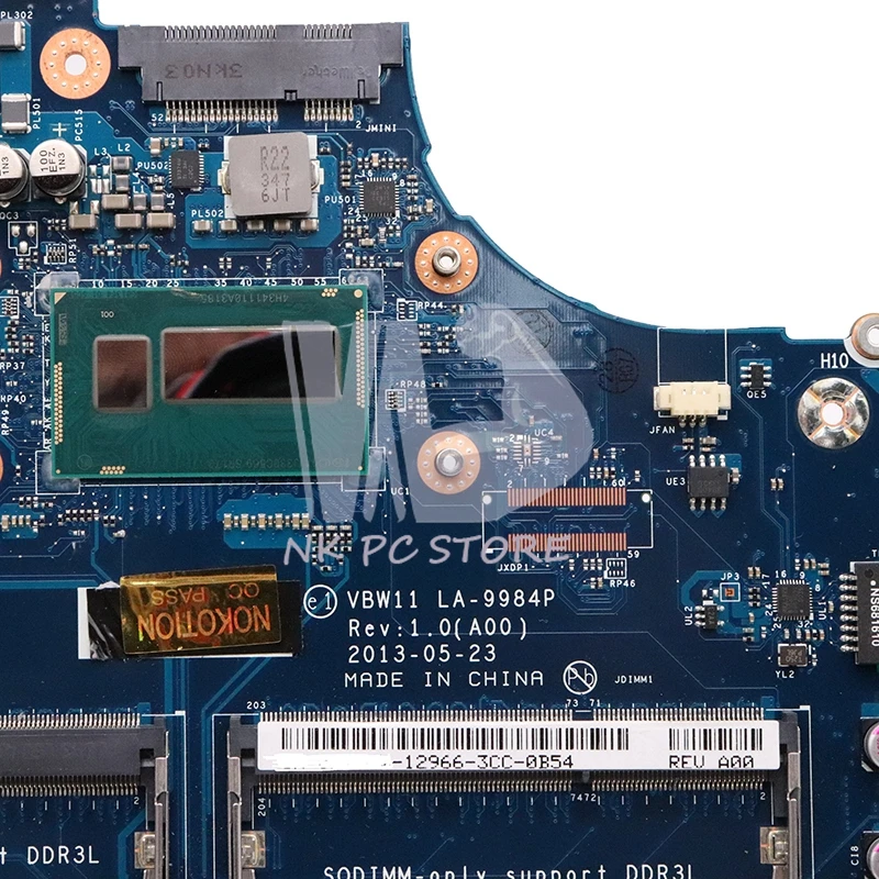 NOKOTION материнская плата для ноутбука Dell Inspiron 3737 5737 Материнская плата ноутбука VBW11 LA-9984P CN-0D9D5C 0D9D5C D9D5C основная плата SR16Z I7-4500U Процессор