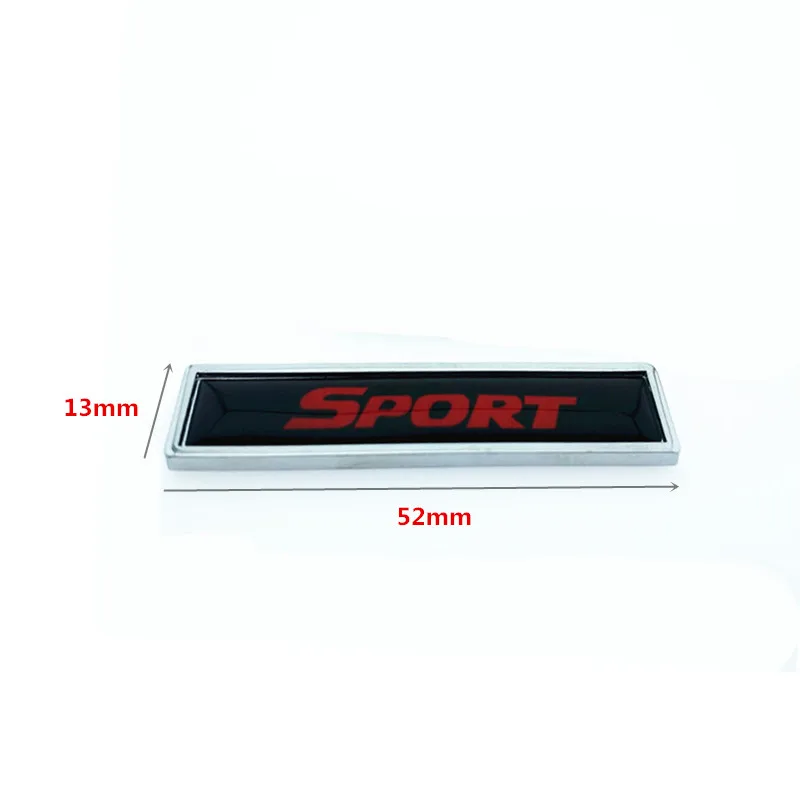 2PCS/lot SPORT logo Fender Side Decoration Sticker Metal Emblem Badge Decal Car Styling for Toyota Highlander BMW HONDA | Автомобили и