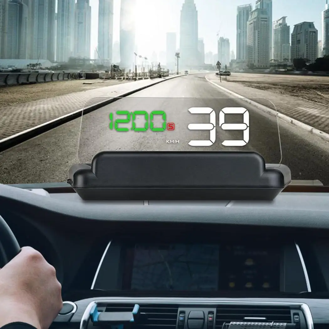 5 дюймов gps HUD Автомобильный дисплей Спидометр авто лобовое стекло проектор