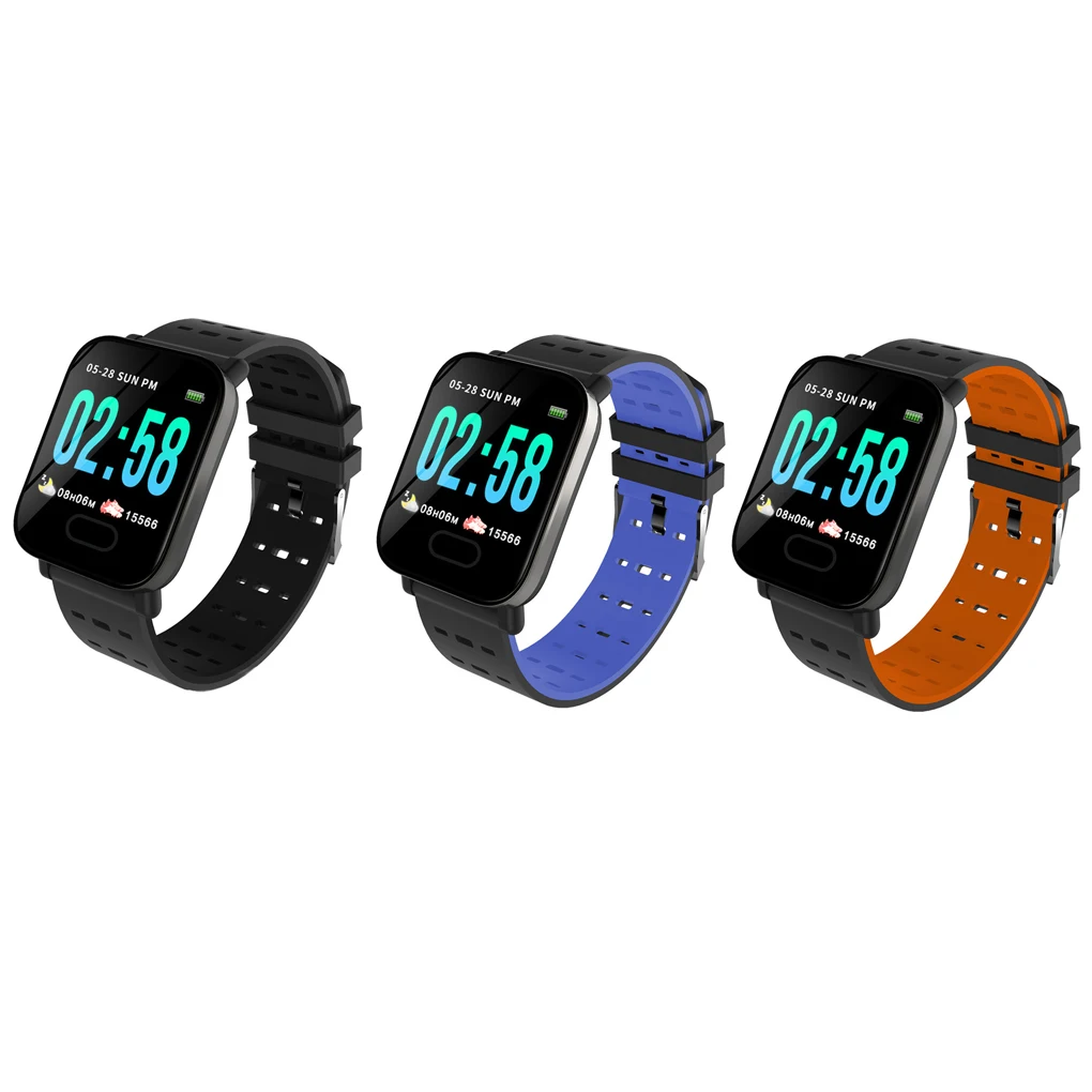 

Color Screen Step Count Heart Rate Blood Pressure Tracking Fitness Sport Smart Bracelet Alarm Intelligent Wristband