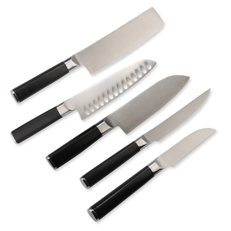 Кухонный нож шеф-повара Santoku универсальный Многоразовый Фруктовый Набор ножей