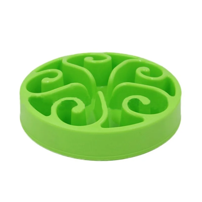 for Kitty Dog Puppy Cats Funny Slow Feeder Bowl Interactive Bloat Stop - Green | Дом и сад
