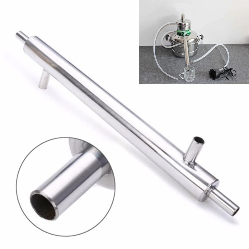 For Brewery 40cm Stainless Steel External Cooling Pipe Tube Distiller Condenser | Дом и сад