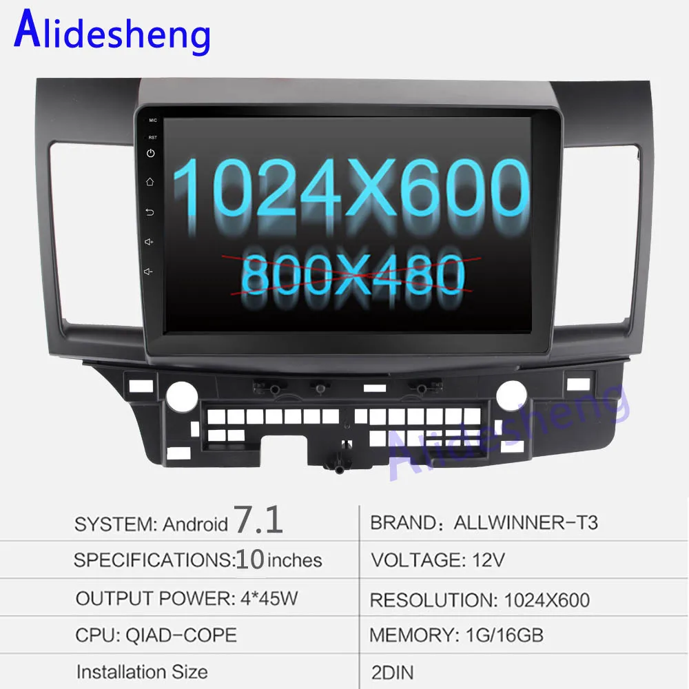 Android 7 1 автомобильный dvd плеер для Mitsubishi Lancer EX EVO 2008 2009 2010 2011 2012 2013 2014 2015