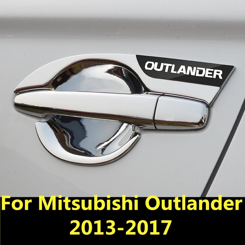 Для Mitsubishi Outlander 2013 2017 автомобильный Стайлинг крышка внутренней дверной ручки