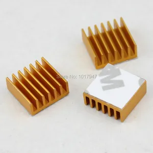 Чипсет теплоотвод ОЗУ, 14x14x6 мм, 50 шт.