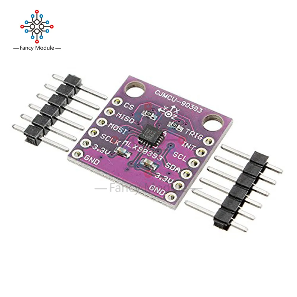 

CJMCU-90393 MLX90393 Цифровой 3D Датчик Холла с трехкратным углом поворота