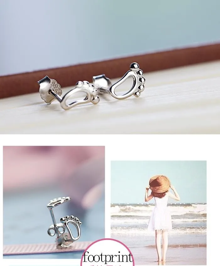 Женские серьги-пусеты из стерлингового серебра 925 пробы | Украшения и аксессуары