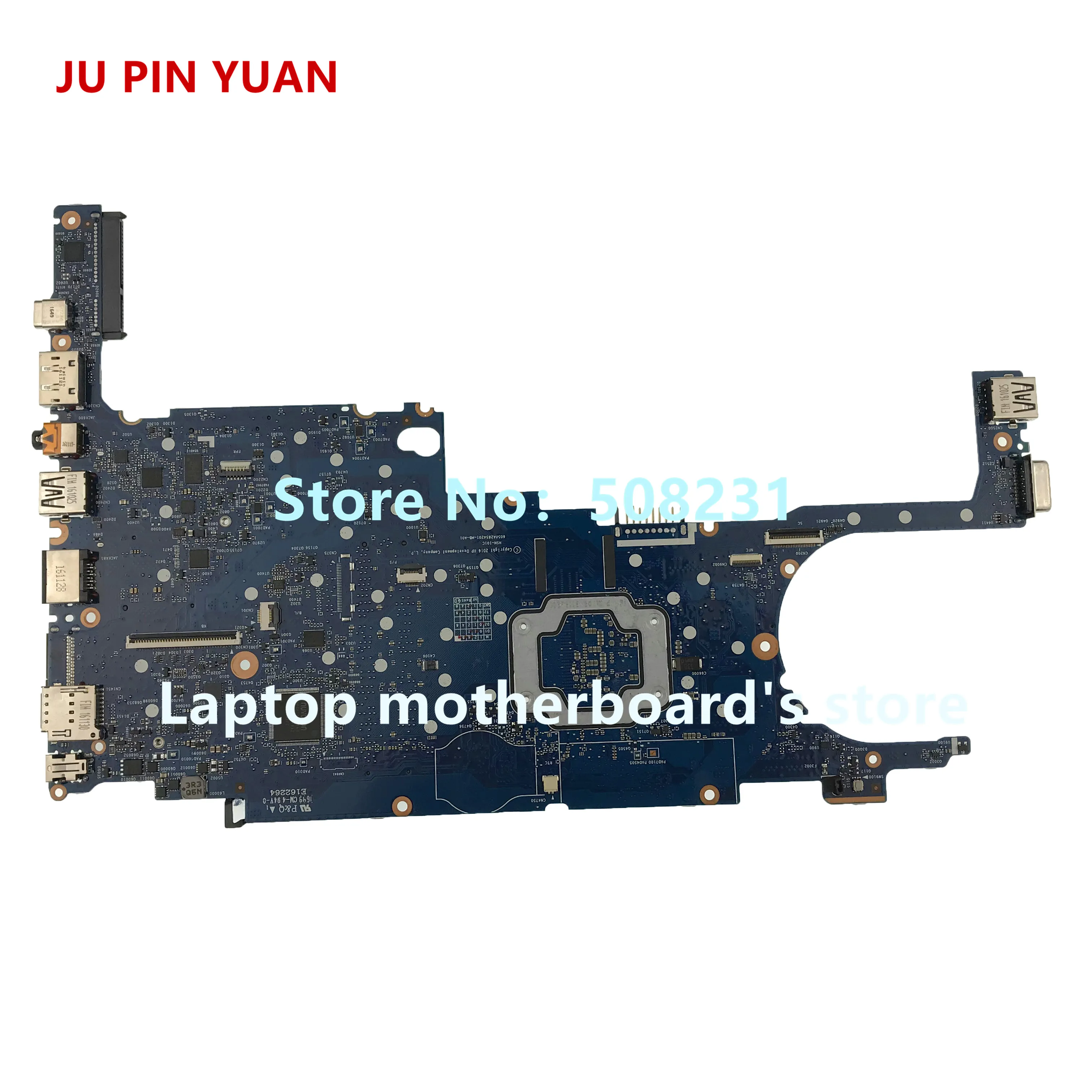 Ju pin yuan 915468-601 915468-001 аккумулятор большой емкости DAG37DMBAD0 материнская плата для ноутбука для женщин, hp ноутбук 17-W 17-AB Тетрадь ПК 1050 2 Гб i5-7300