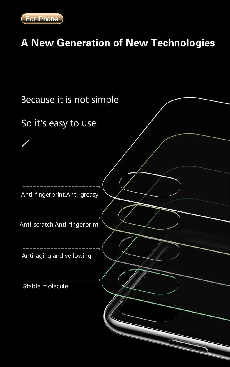 Роскошный прозрачный стеклянный чехол для iPhone 7, 8, 6, 6s Plus, ультратонкий ударопрочный чехол из закаленного стекла для iPhone 11 Pro, XS MAX, XR X