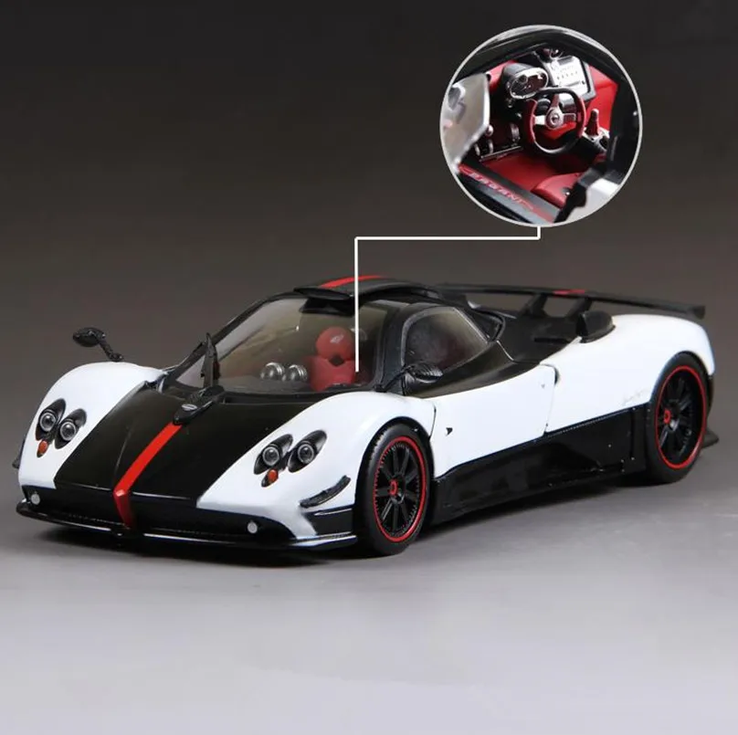 Автомобильная модель Pagani Zonda с высокой имитацией 1:18 передовая Коллекция игрушек