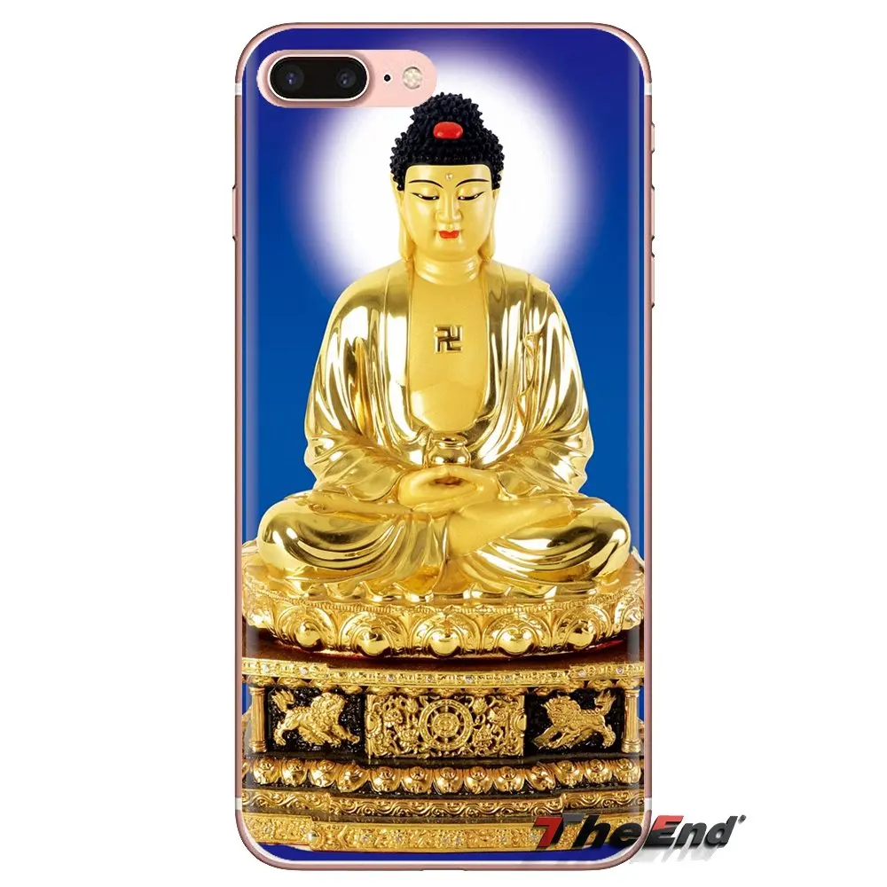 For Samsung Galaxy S3 S4 S5 Mini S6 S7 Edge S8 S9 S10 Plus Note 3 4 5 8 9 Soft Shell Case colorful Galactic Gautama Buddha India |