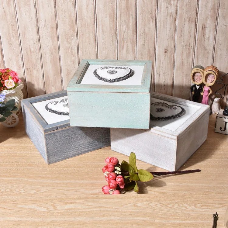 1 шт. креативный Ретро деревянный ящик для хранения домашнего интерьера