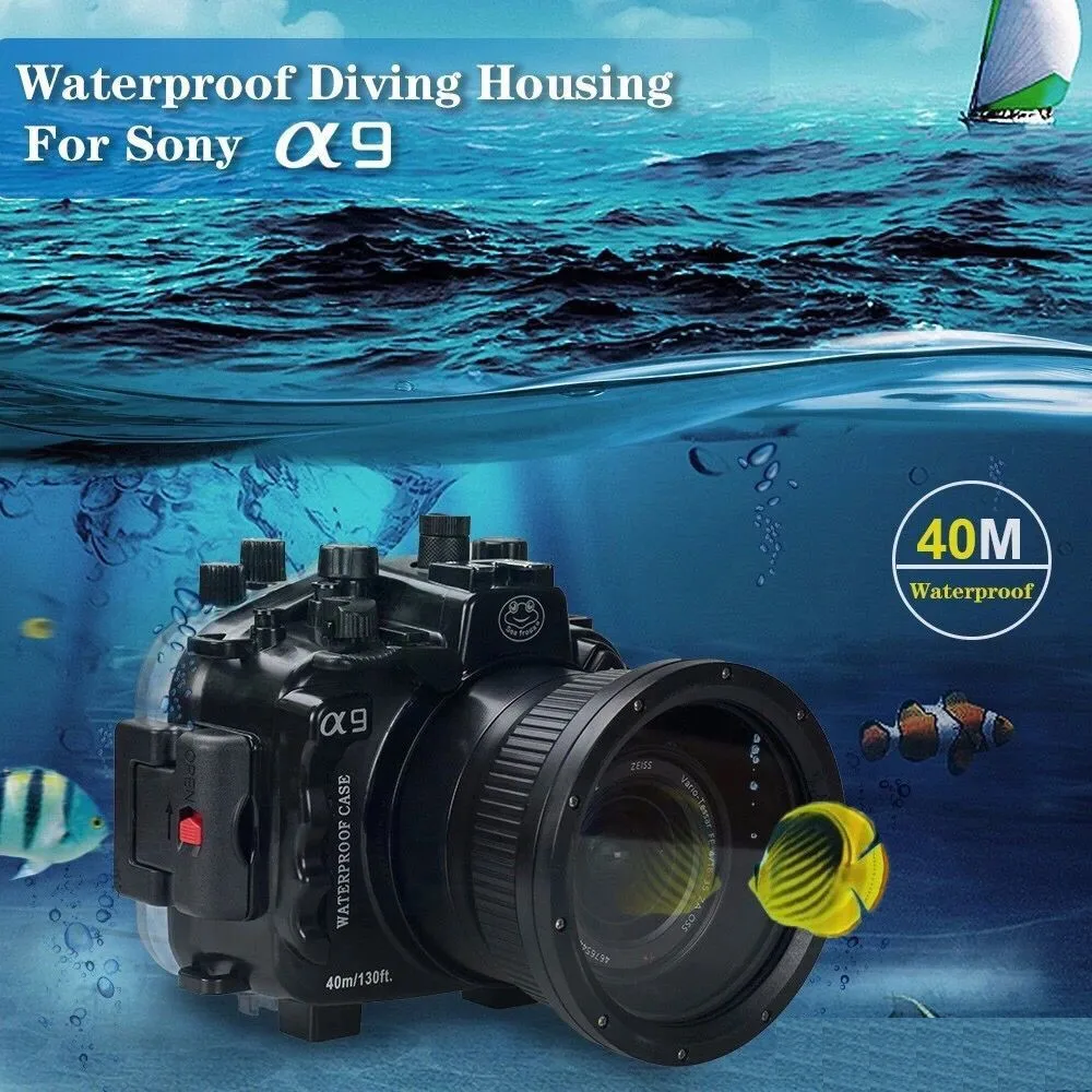 Seafrogs 40 м/130 футов корпус для подводной камеры чехол Sony A9 водонепроницаемые сумки |