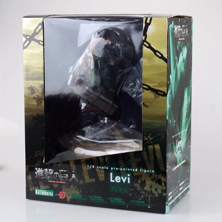Атака на Титанов Levi Rivaille 1/8 весы ПВХ фигурку Shingeki no Kyojin Леви Акерман Коллекционная