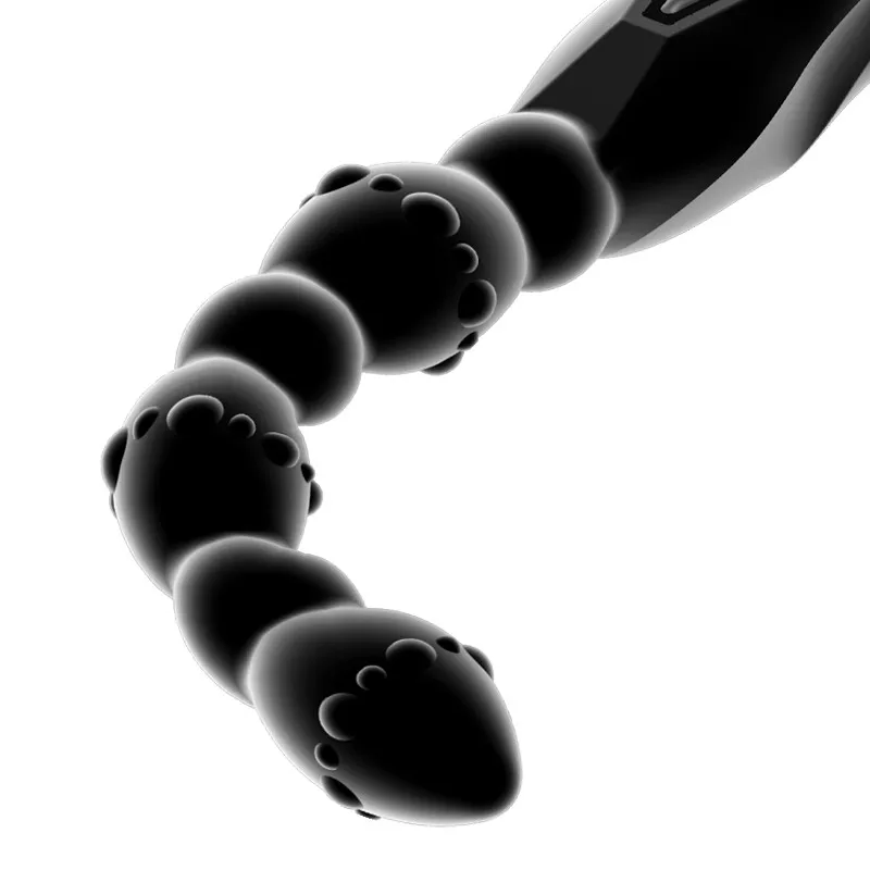 Анальная пробка Силиконовые анальные бусины вибратор массажер для мастурбации