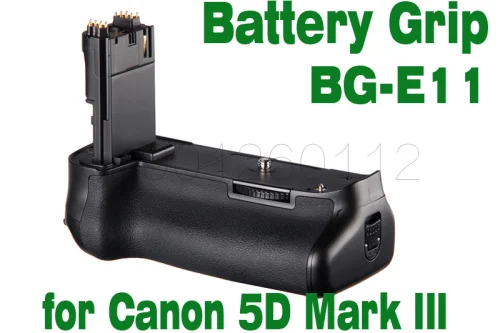 Вертикальный батарейный блок для Canon EF 5D Mark III 5D3 BG E11 с держателем батарейки