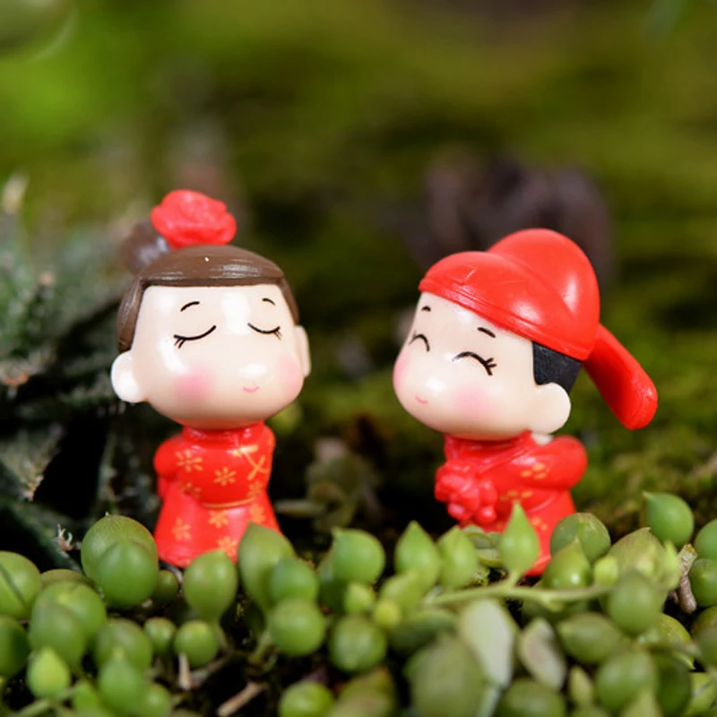 2 шт. Свадебные украшения для невесты и жениха миниатюры мини-украшения в виде