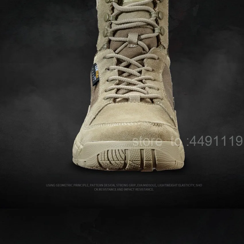 New special forces ultra light military boots outdoor light army fan tactical boots desert combat jungle hunting hiking shoes