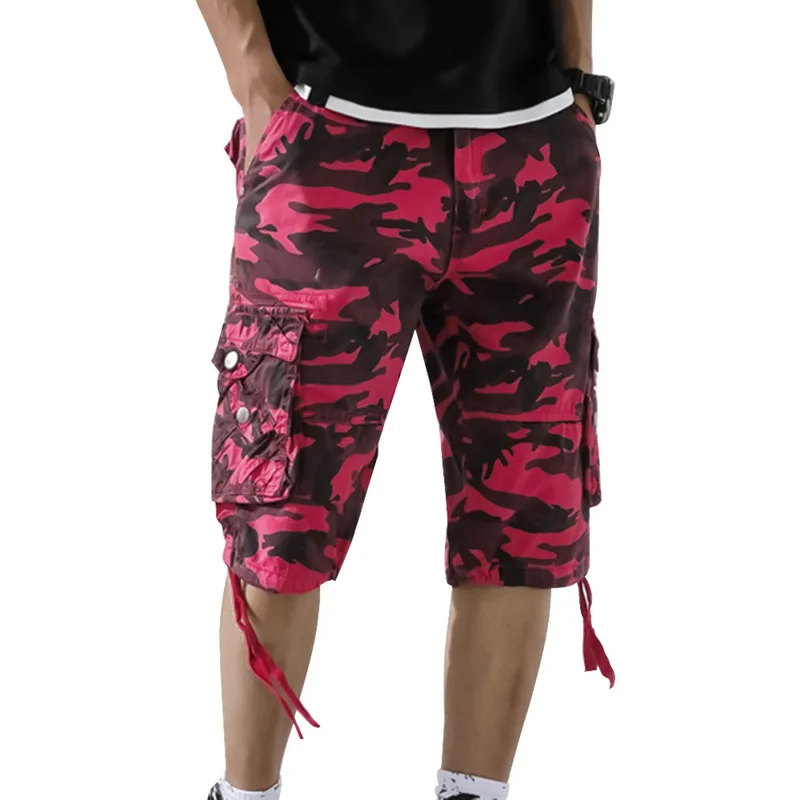 Шорты-карго ADISPUTENT мужские камуфляжные модные короткие брюки шорты-карго