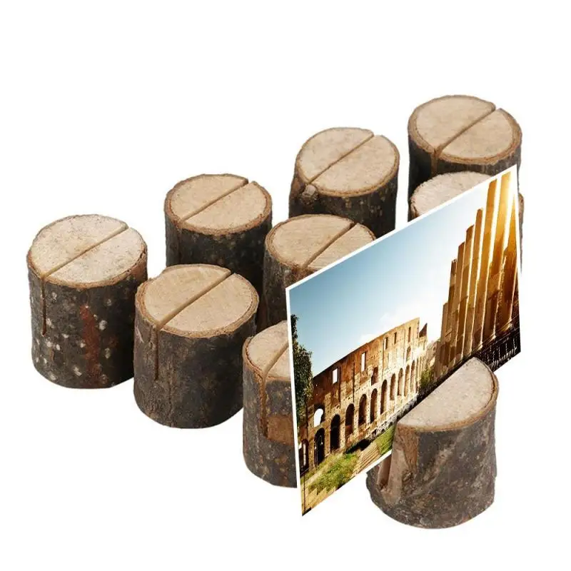 Лидер продаж 10 шт./компл. Деревянная Свадьба Имя Место держателей карт