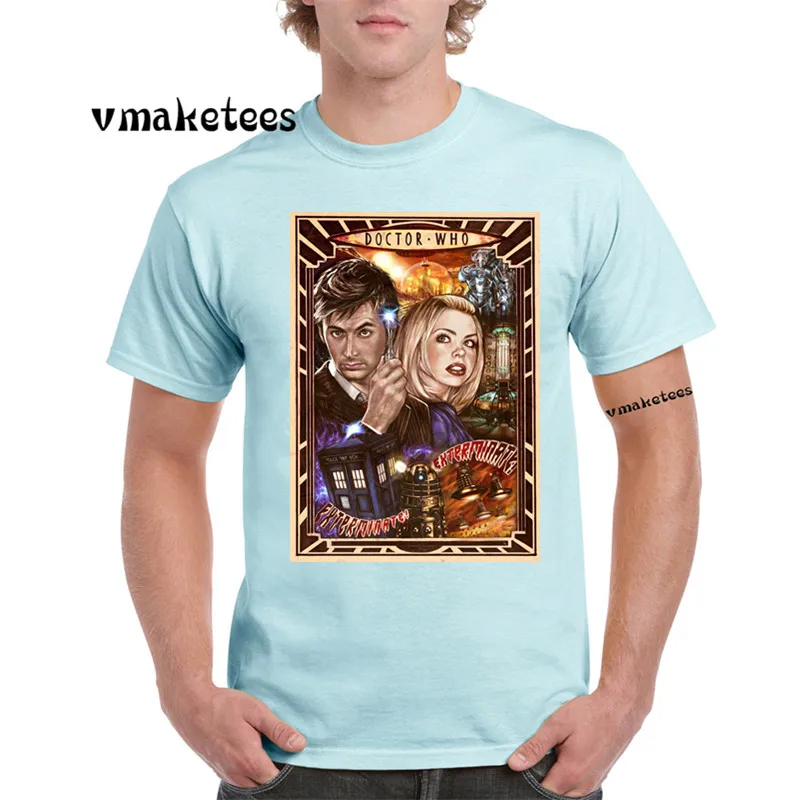 Футболка с круглым вырезом и короткими рукавами Доктор Кто Далеки истреблять к