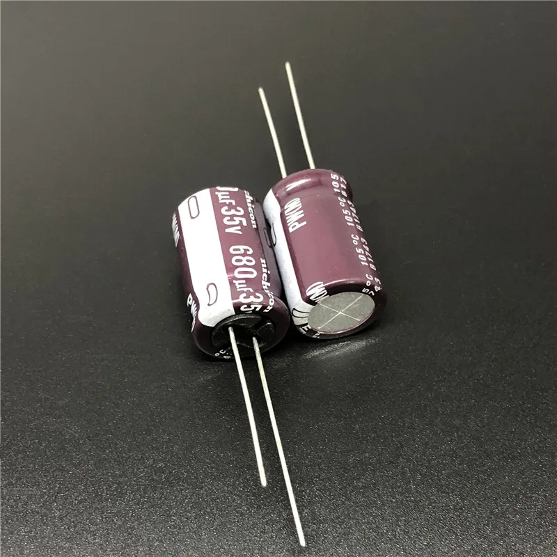 5 шт./50 шт. 680 мкФ 35В NICHICON PW серия 12 5x20 мм низкое сопротивление 35V680uF алюминиевый